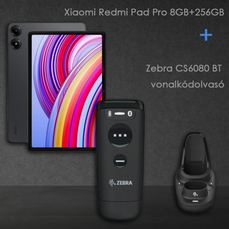 Raktár plussz - Tablet + vonalkódolvasó kombó